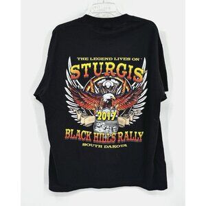 2017 STURGIS BLACK HILLS RALLY t shirt tee short sleeve biker motorcycle XL